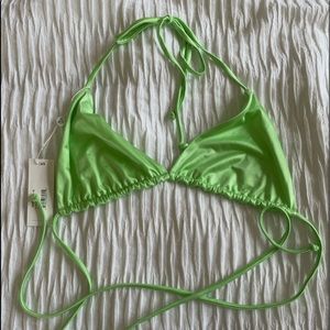 Frankies Bikinis tia top honeydew XL NWT